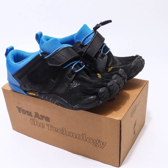 Vibram Shoes - Vibram Women's FiveFingers Black & Blue Five-Toe Athletic Shoes